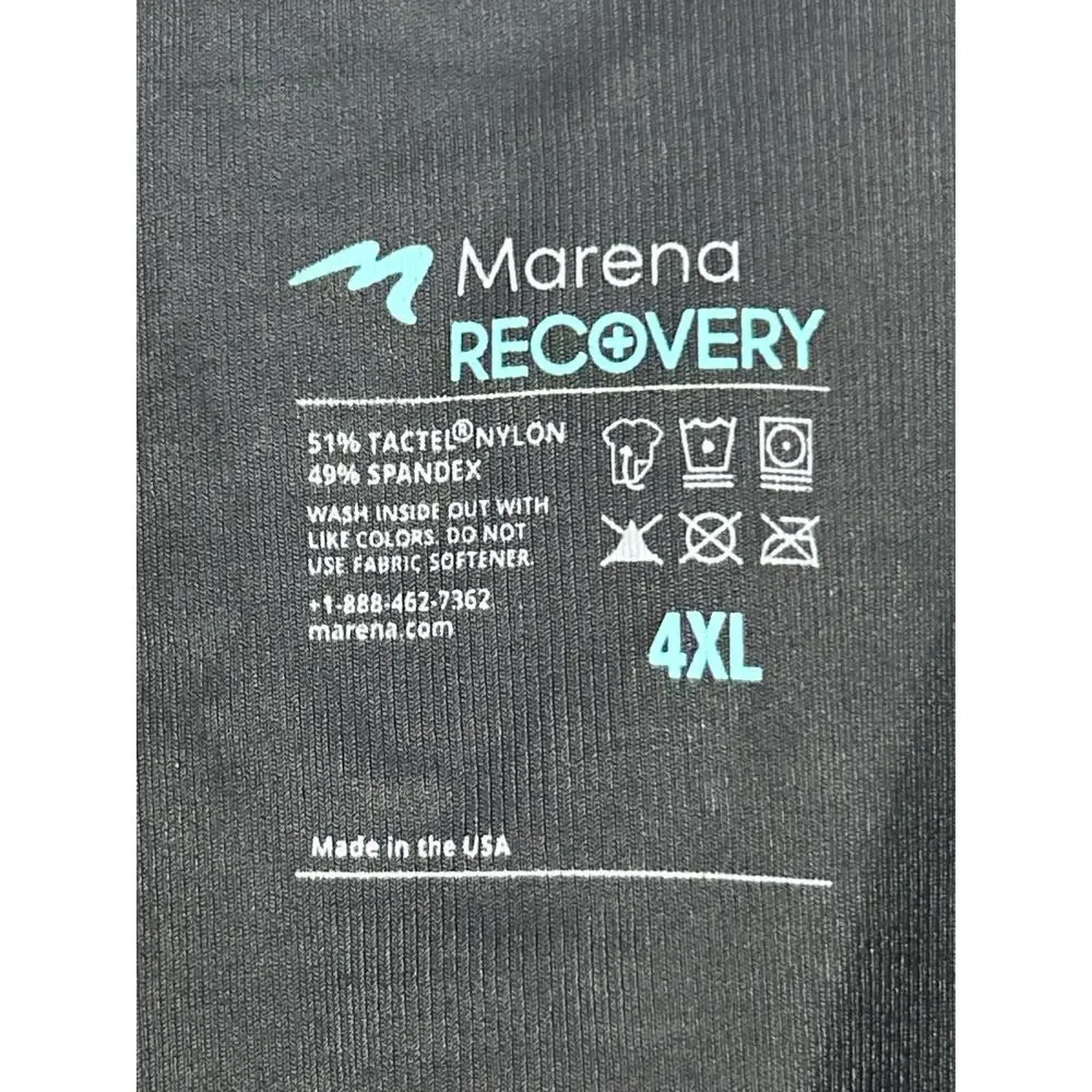 Marena Recovery One Piece 4XL Black Bodysuit Compression Post Surgery - Picture 5 of 6